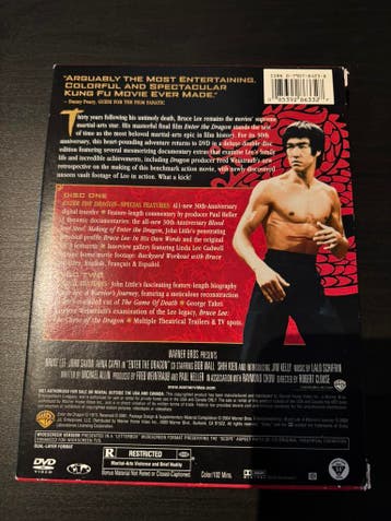 2DVD Bruce Lee Enter the Dragon - Gesigneerd!, Ophalen of Verzenden, Zo goed als nieuw, Film