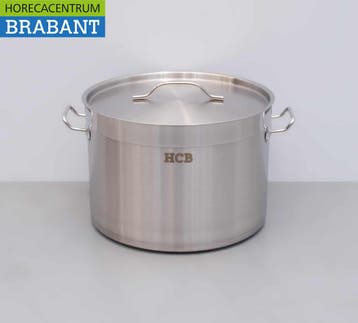 HCB RVS Soeppan Kookpan Pan Inductie 35 x 22 cm 23 liter, Ophalen of Verzenden, Nieuw in verpakking