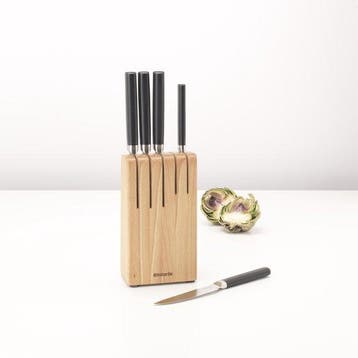 Brabantia Profile Messenset - met Messenblok - Hout -, Verzenden, Nieuw