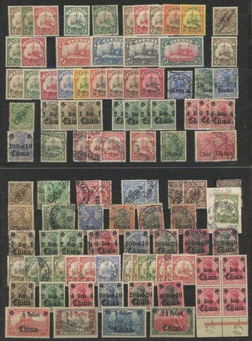 Duitse koloniën - Samoa / Kamerun / China / Karolinen /, Gestempeld