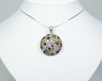 Zonder minimumprijs - Ketting met hanger - 925 zilver -, Sieraden, Tassen en Uiterlijk, Antieke sieraden