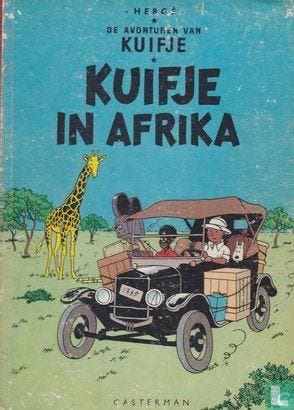 Kuifje in Afrika  - 1955, Eén stripboek, Verzenden, Gelezen, Remi, Georges.