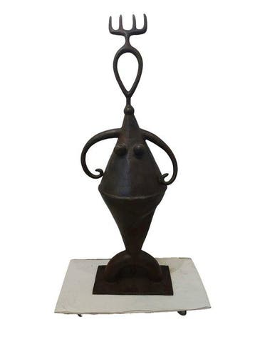 Juan García Ripollés (1932) - sculptuur, Mujer con peineta -, Antiek en Kunst