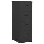 vidaXL Archiefkast 46x62x133 cm staal antracietkleurig, Huis en Inrichting, Kasten | Roldeurkasten en Archiefkasten, Verzenden