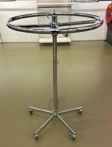 Kledingrek, confectierek, rond, chroom ø85cm, Zakelijke goederen, Kantoor en Winkelinrichting | Winkel en Inventaris