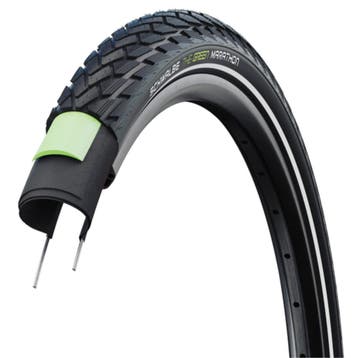Schwalbe Vouwfietsband - Anti-lek Greenguard - Zwart met..., Ophalen of Verzenden, Nieuw, Band