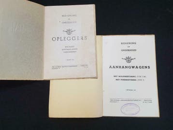 1943 - 1949 Daf Aanhangers handleiding instructieboekjes, Verzenden