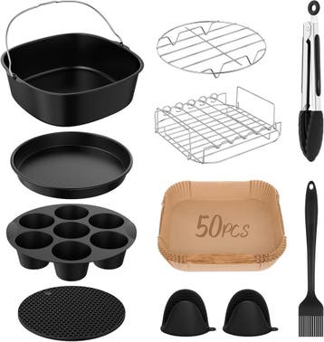 Airfryer Accessoires voor Cosori Philips Ninja - 44% korting, Ophalen of Verzenden, Zo goed als nieuw
