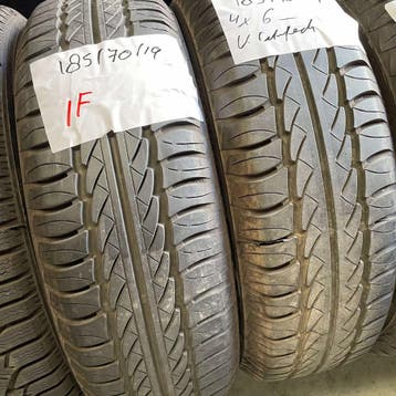2 x Viking Citytech 185-70-14 Zomerbanden 6mm, Auto-onderdelen, Banden en Velgen, 14 inch, Gebruikt, Band(en), Personenwagen