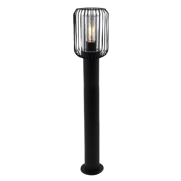 Moderne buitenlamp zwart, Enya, IP44, Tuin en Terras, Buitenverlichting, Staande lamp, Nieuw, Overige materialen, Ophalen of Verzenden