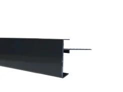 Aluminium daktrimmen zwart 45x45x2500mm, Nieuw, Minder dan 5 m², Dakisolatie