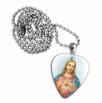 Plectrum ketting of sleutelhanger van Jezus Christus, Ophalen of Verzenden, Nieuw