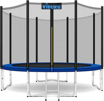 KIDUKU® Trampoline Ø366cm | Complete set met veiligheidsnet,, Verzenden, Zo goed als nieuw