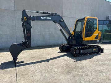 Veiling: Midigraafmachine Volvo EC55B Diesel 2014, Ophalen, Graafmachine
