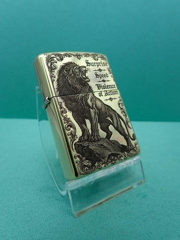 Zippo - Zippo Custom - Lion - Zonder minimumprijs -, Nieuw