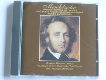 Mendelssohn - Pianoconcertos 1, 2 / Murray Perahia, Sir Nevi, Ophalen of Verzenden, Zo goed als nieuw