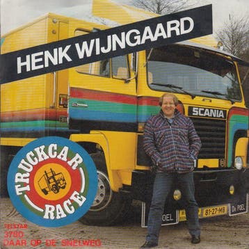 vinyl single 7 inch - Henk Wijngaard - Truckcar-Race, Verzenden, Zo goed als nieuw, 7 inch, Nederlandstalig