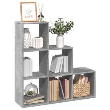 vidaXL Kamerscherm / boekenkast 3-laags 99x29x99 cm hout, Minder dan 50 cm, Verzenden, Nieuw, Minder dan 100 cm