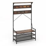 LIVSK 4-in-1 Kapstok met Schoenenrek - 11 Haken - Draagkrach, Verzenden, Nieuw