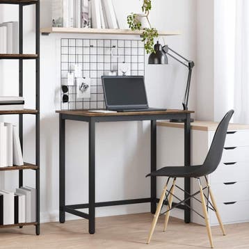 vidaXL Tafel Gerookt eiken 100 x 50 x 76,5 cm Engineered, Verzenden, Nieuw