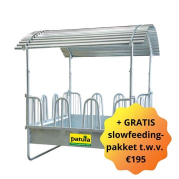 Compacte vierkante slowfeeder hooiruif, met, Ophalen of Verzenden, Nieuw