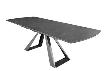 Uitschuifbare eettafel CONCORD 180-230cm grafietgrijs, Ophalen of Verzenden, Nieuw