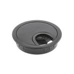 Kabeldoorvoer diameter 60mm,  zwart metaal, Nieuw