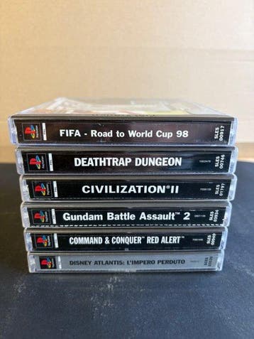 Sony - Playstation 1 (PS1) - Lot of 6x PlayStation 1 games -, Nieuw