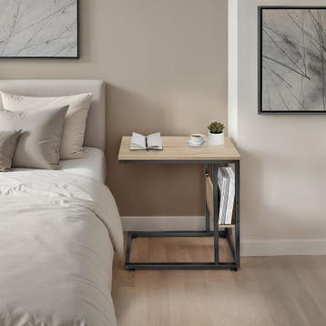 Bijzettafel Wigan 55x36,5x60cm, Huis en Inrichting, Tafels | Bijzettafels, Verzenden, Nieuw