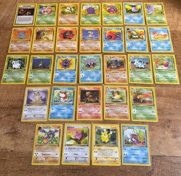 Pokémon - 30 Card First edition - WOTC - Fossil, Jungle, Nieuw