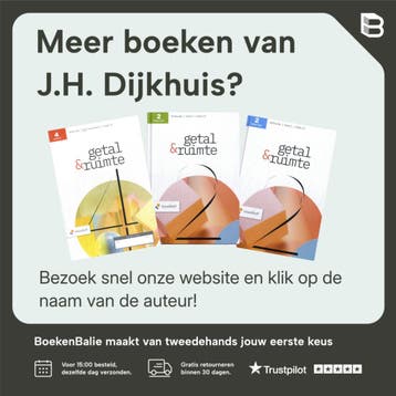 vwo deel 2 wiskunde a/c / Getal & Ruimte / Leerboek, Boeken, Verzenden, Gelezen, J.H. Dijkhuis