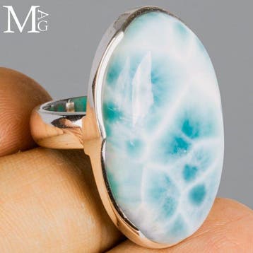 Uitzonderlijke Larimar, “Stone of Atlantis” – prachtige