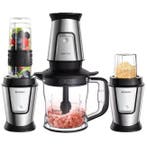 3-in-1 blender 700W met hakmolen, grinder en drinkbeker, Verzenden, Nieuw
