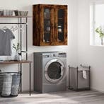 vidaXL Wandkast 69,5x34x90 cm bewerkt hout gerookt, Verzenden, Nieuw, 50 tot 100 cm, Minder dan 100 cm