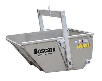 Boscaro kraancontainer 500 liter aluminium, Ophalen of Verzenden, Overige typen