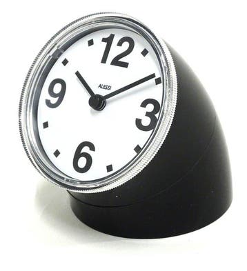 Klok - Alessi - Pio Manzù - ABS, zwart - 2020+