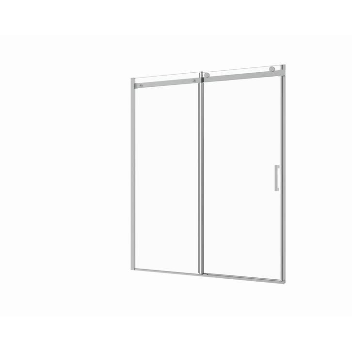 Douchewand met schuifdeur 140x200cm 8mm Nano glas chroom, Doe-het-zelf en Verbouw, Sanitair, Verzenden