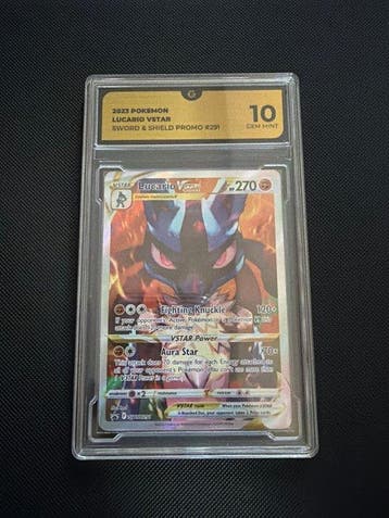 Pokémon - 1 Graded card - Lucario VSTAR #291 Promo card,, Nieuw
