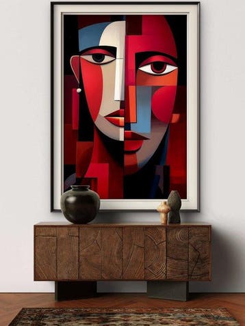 Mrs Art Prime - The Alter Ego in Cubism Style #07