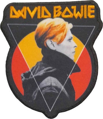 David Bowie - Triangle - Patch, Ophalen of Verzenden, Nieuw, Kleding