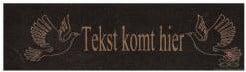 Bedrukt lint Zwart met Gouden opdruk 70 mm 80 cm, Ophalen of Verzenden, Nieuw