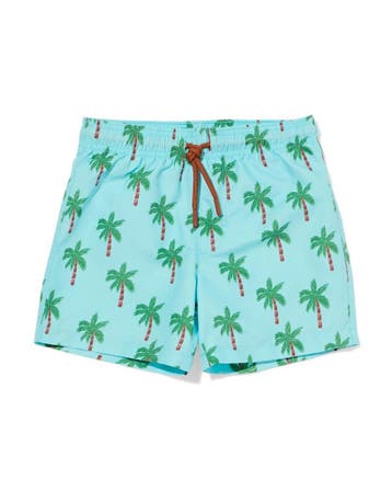HEMA Kinderzwembroek palmbomen aqua van €14.29 voor €8 sale, Verzenden, Nieuw