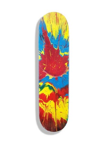 Damien Hirst (1965) - Supreme Spin Painting Skateboard