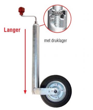 AL-KO Neuswiel Plus Stalen Velg 200x50mm 48mm, Caravans en Kamperen, Ophalen of Verzenden, Nieuw
