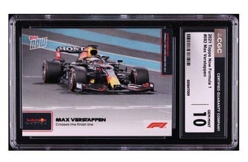 2021 Topps Max Verstappen #82 World Champion - CGC 10 Graded, Nieuw