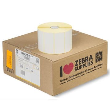 Zebra Z-Select 2000T label (3007205-T) 70 x 32 mm (4 rollen), Verzenden, Nieuw, Zebra