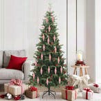vidaXL Kerst Spiralvorm Bal 40 pcs Rood Kunststof, Diversen, Kerst, Verzenden, Nieuw