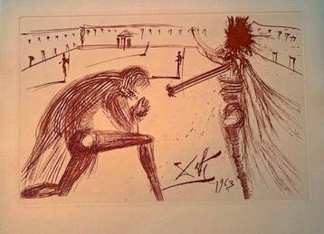 Salvador Dali (1904-1989) - El padre perdonado (The Father, Antiek en Kunst