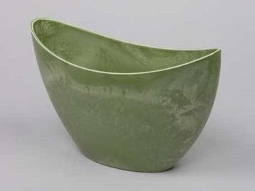 Bootschaal hoog Poeder Soft Groen 24x10x14 cm, Huis en Inrichting, Ophalen of Verzenden, Nieuw