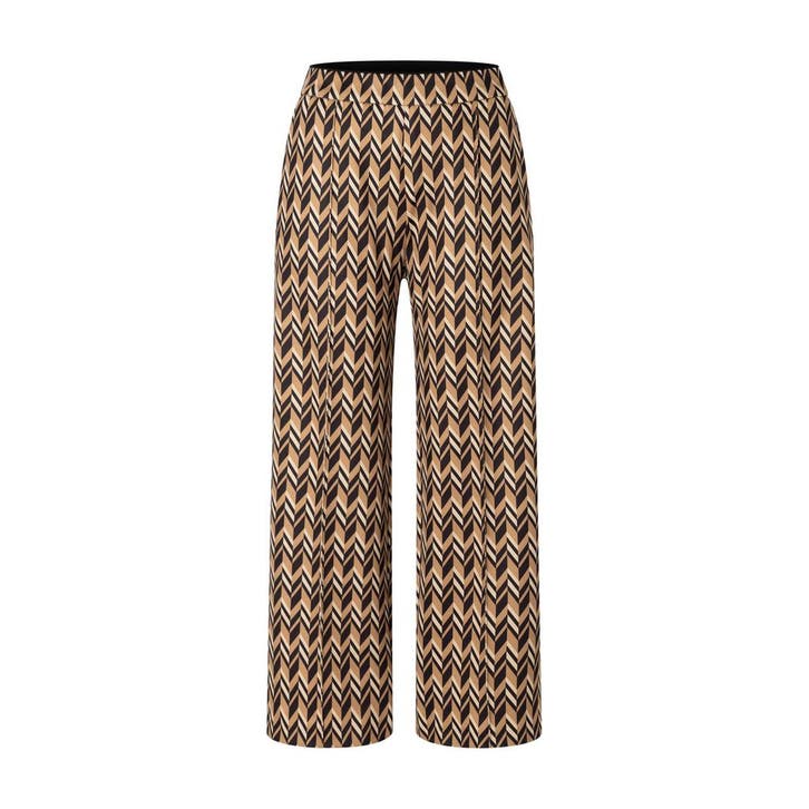 MAC • Chiara smart cropped broek • 36, Kleding | Dames, Broeken en Pantalons, Bruin, Nieuw, Maat 36 (S), Verzenden